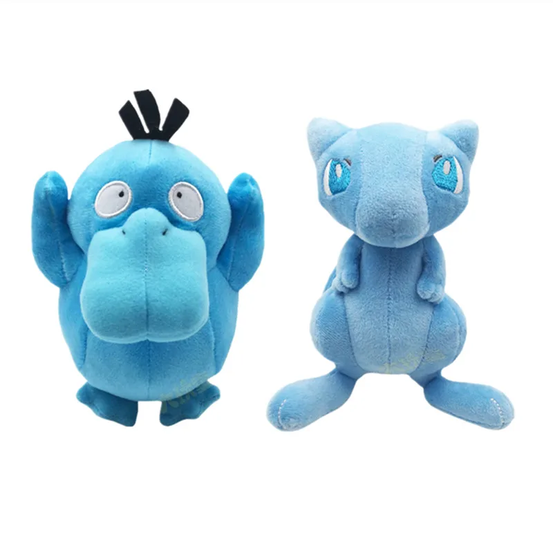 18cm High Quality Cute Blue Mew Plush Toy Pokemon Shiny Mew Doll