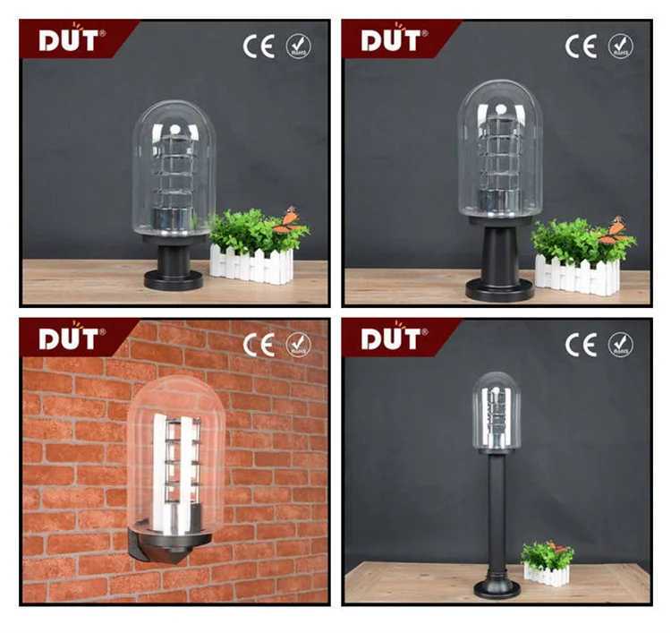 Competitive Price 250mm Attractive Design Led Fire-resistant Outdoor Gate Garden Lights