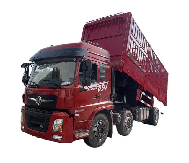 New Condition 340 HP Diesel 6x4 8 Wheels Dump Truck Automatic Transmission High Fence Cargo Box for Grain Transportation Euro 6