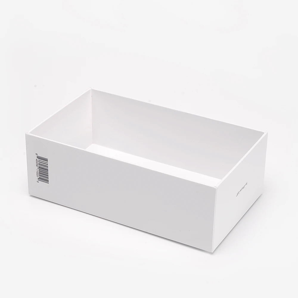 Custom UV Logo Recyclable 2 Pieces Cardboard Packaging Lid and Base White Phone Paper Gift Box