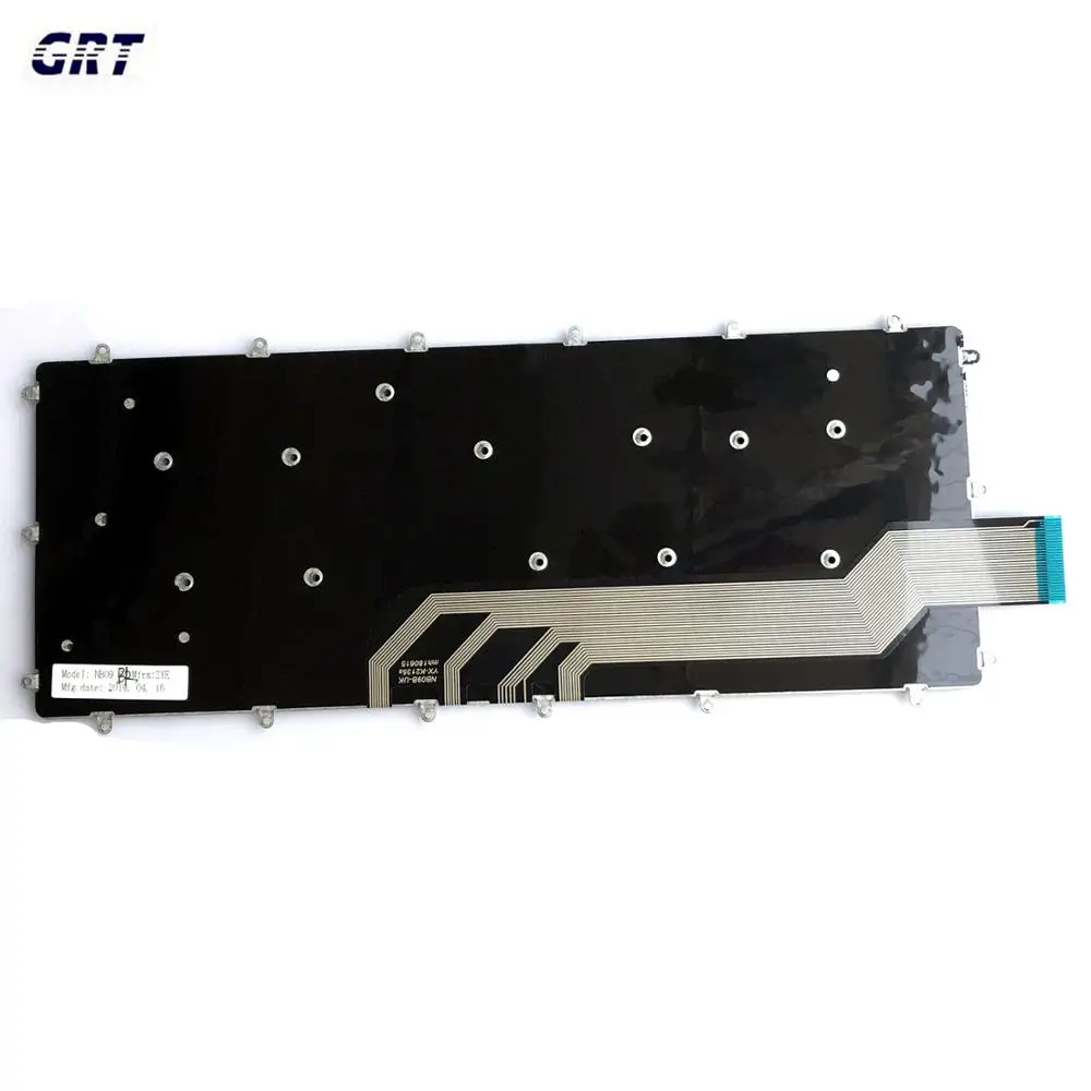 Sunrex Laptop Keyboard for DELL Inspiron Gaming 14 7466 BLACK 0H4XRJ  BR Layout