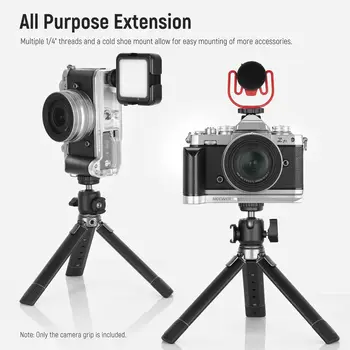 NEEWER  Aluminum Alloy L Shaped Handgrip With Retro Leather Handle Camera Grip for Nikon Z Fc detail image