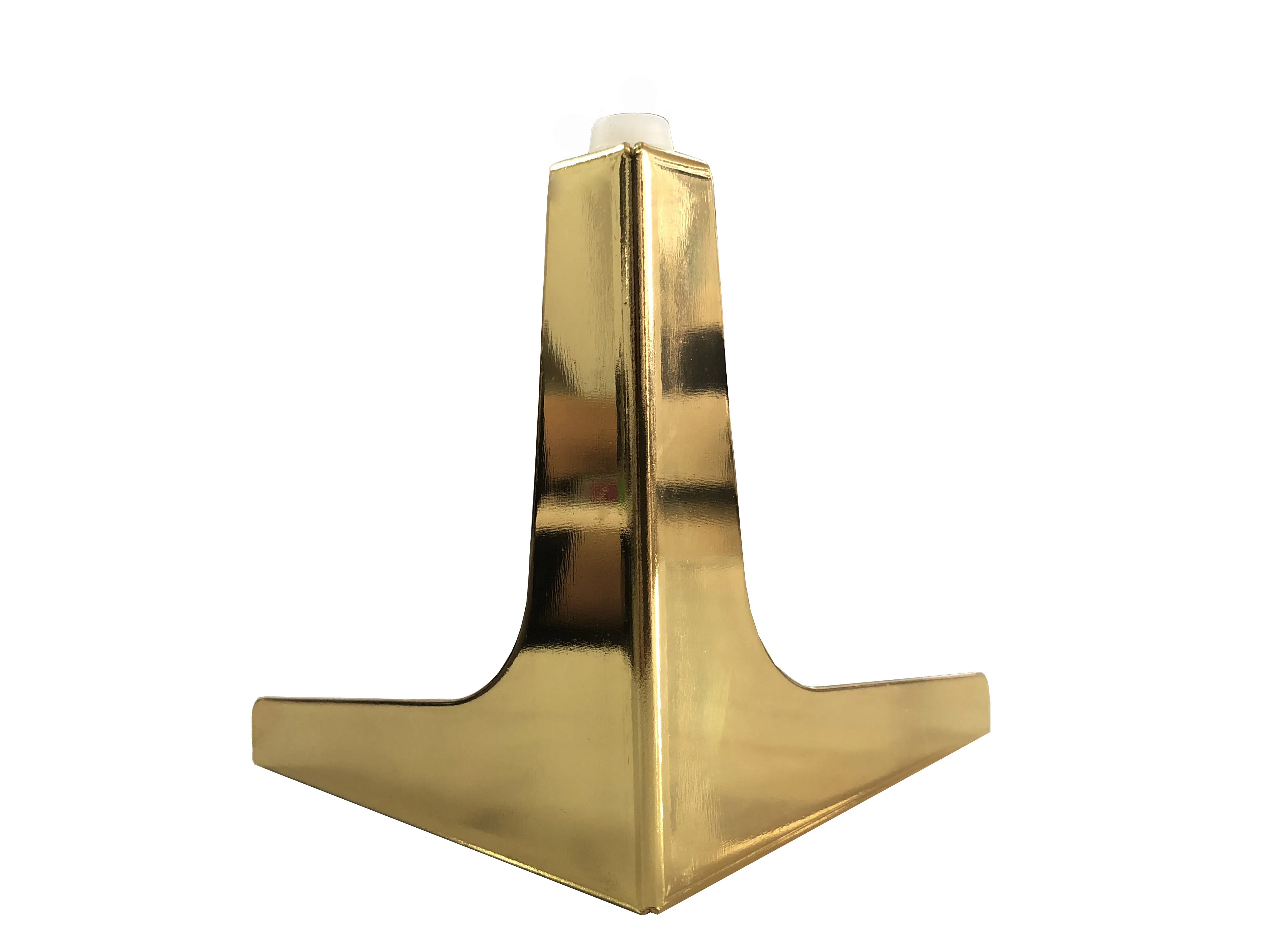 Новый Т-образный тип ножки дивана хромированные золотые металлические столы из нержавеющей стали