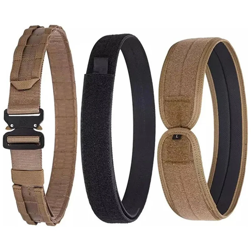 Camping and Everyday Use Quick-release Buckle Tactic Waist Belt High Density Material Duty Utility Waist Sport Enthusiasts Belt