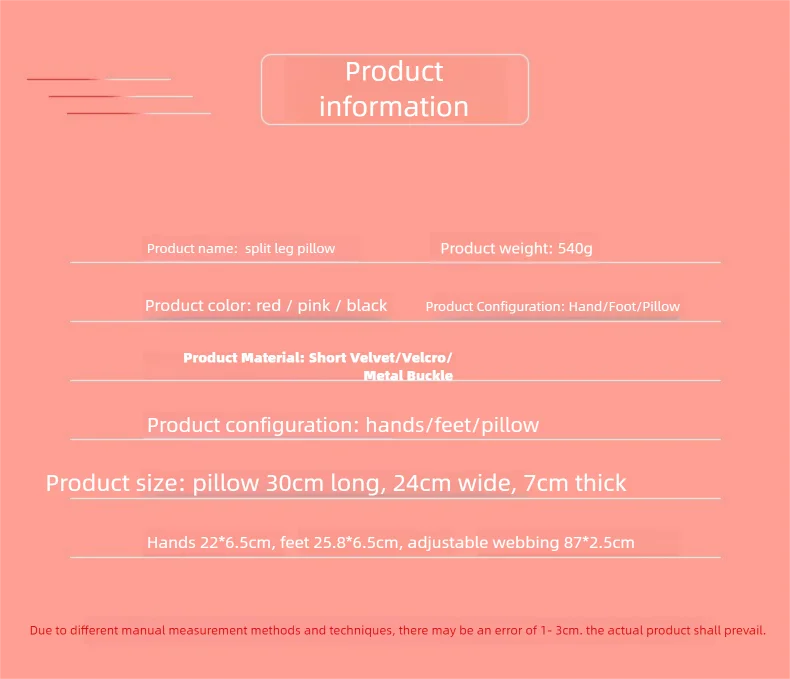 Ensemble d'accessoires BDSM érotiques pour adultes, comprenant des menottes amovibles pour femmes, un coussin et des cordes. Jouets sexuels pour femmes._voghion.com