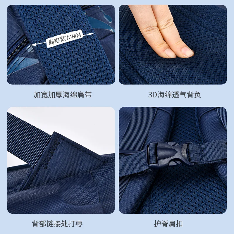 Waterproof Teen School Bags Boys Girls Sac a dos High Quality School Backpack for Teenag aperçu 4