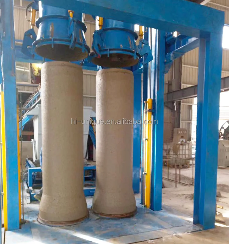 Manufacturers Vertical Rcc Automatic Precast Pipe Making Machine 900mm