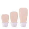 Beige Silicone Refillable Bottle