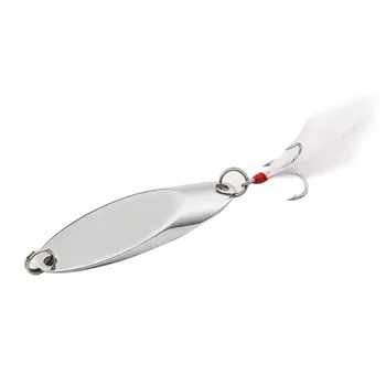 Metal Spinner Spoon Lures Trout Fishing Lure Hard Bait Sequins Paillette Artificial Baits Spinnerbait Fish Tools – Metal Jig – view 2