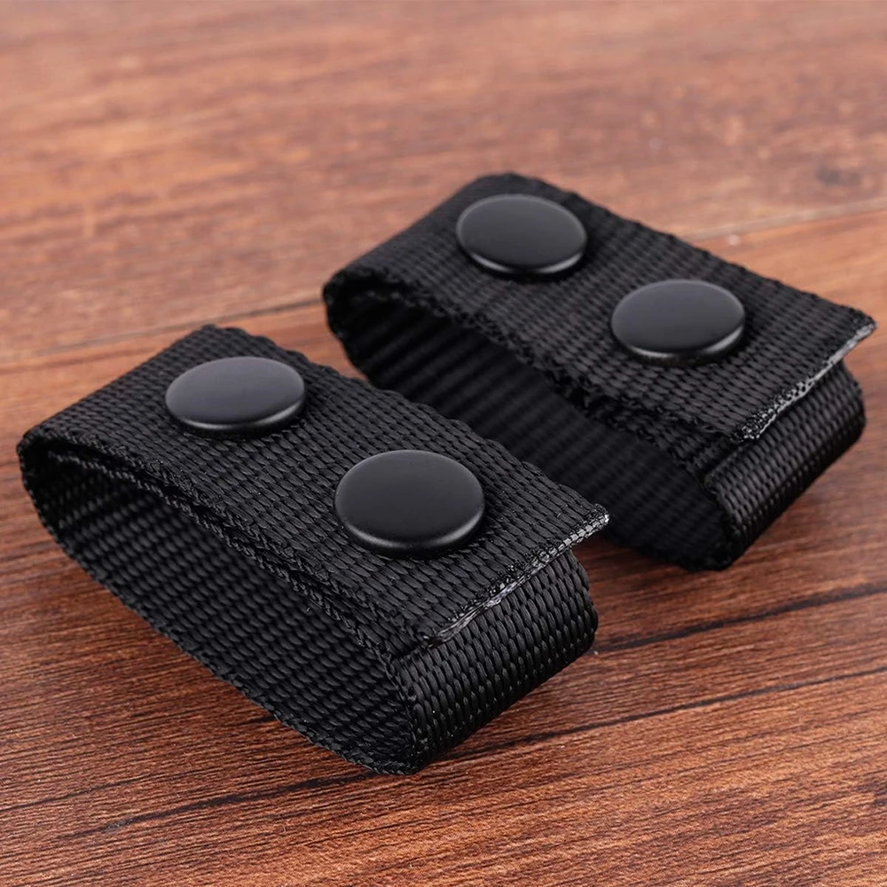 Comfortable Duty Belt Keeper with Double Snaps for Outdoor Sports Fixing Wide Security Tactical Belt