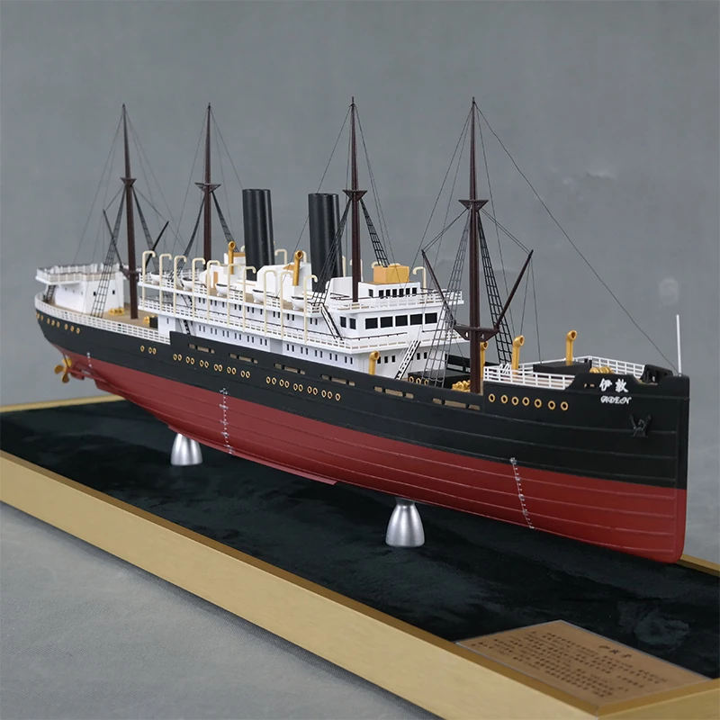 【A】Scale Model Handmade Plastic Crafts Luxury Cruise Gift Logistics Present Custom Made 80cm  Luxury Cruise Passenger Ship Model