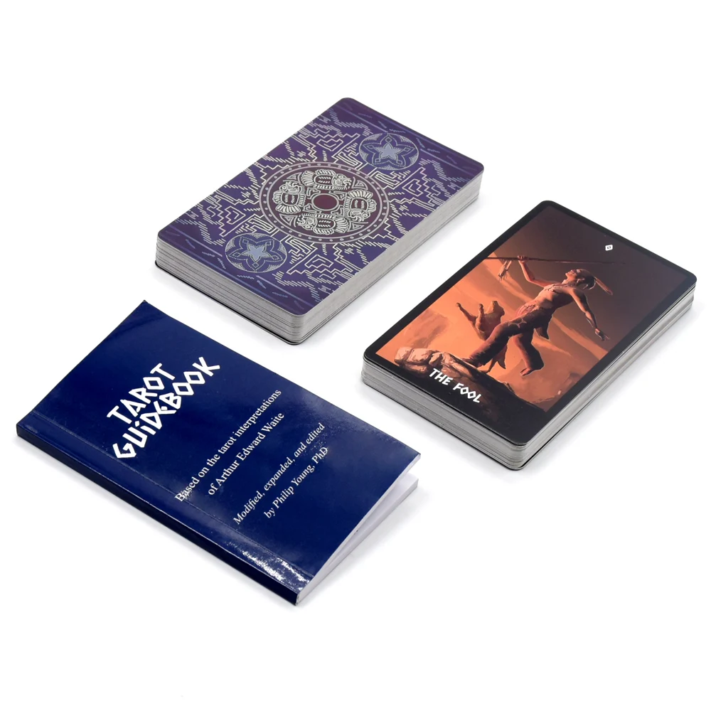 High Quality Custom Printable Paper Tarot Playing Cards Set Trading Printing Games Card Deck Tarot Cards With Guidebook