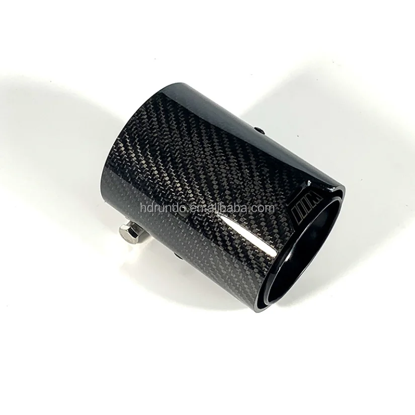 Chrome Stainless Steel Carbon Fiber Muffler Exhaust Tip For BMW M2 M3 M4 F87 F80 F82 F83 M5 F10 M6 F12 F13 X5M X6M