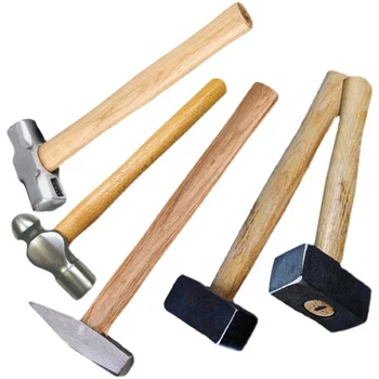 Factory Wholesale Wooden Handle Striking Hand Tool Forged Construction Building Camping Hammer