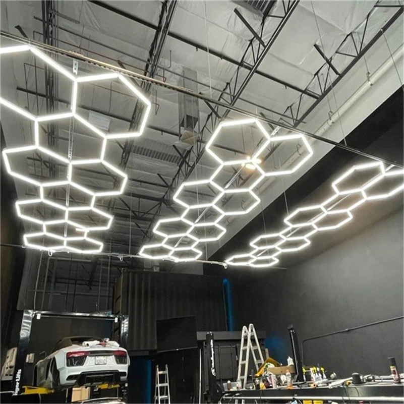 Honeycomb Led Lights For Car Workshop & Garage Lighting - Oem