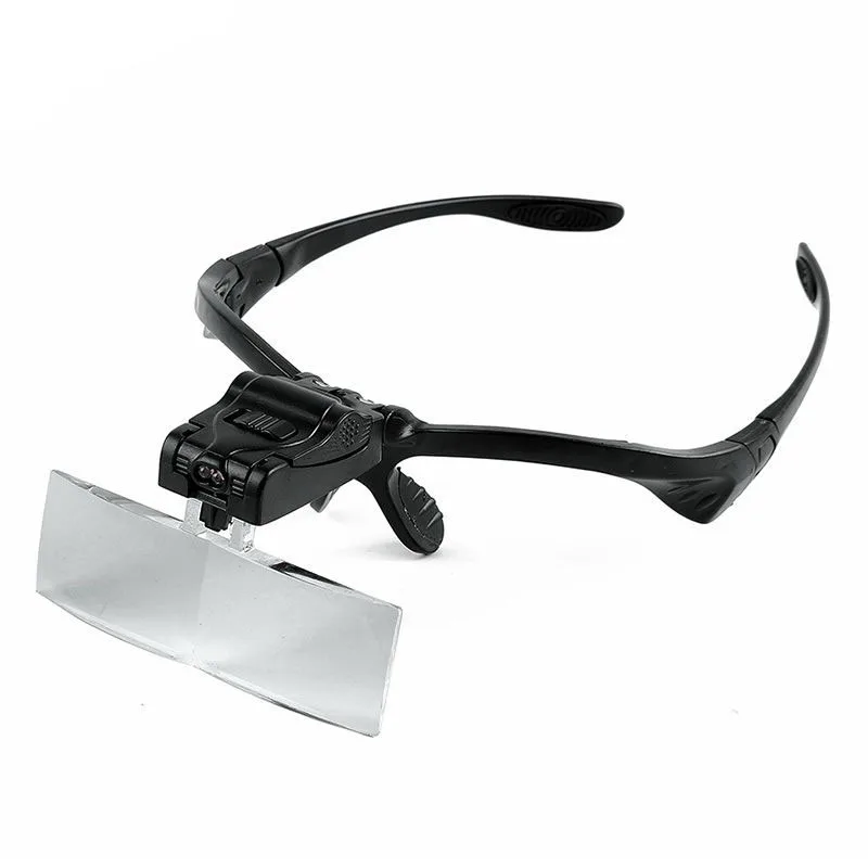 9892B2 Head-wearing Glasses-type Magnifying Glass Reading