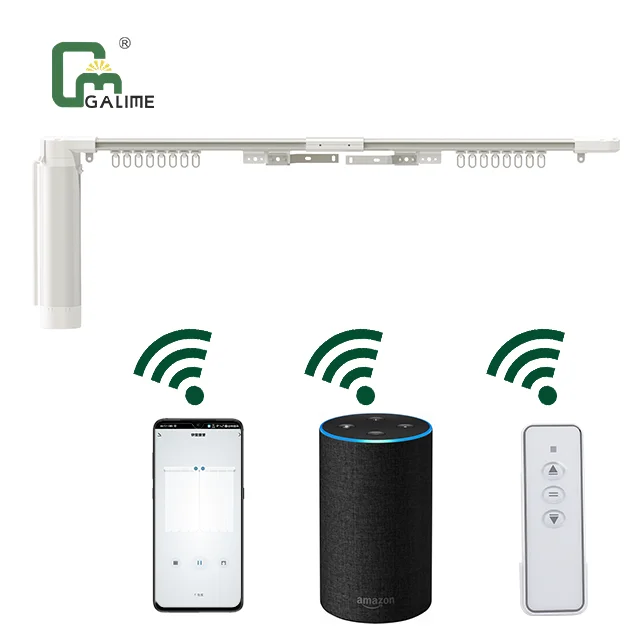 Smart Home Customizable Motorized Curtains Remote Control Electric Automatic Curtain Motor Automatic Curtain Opener