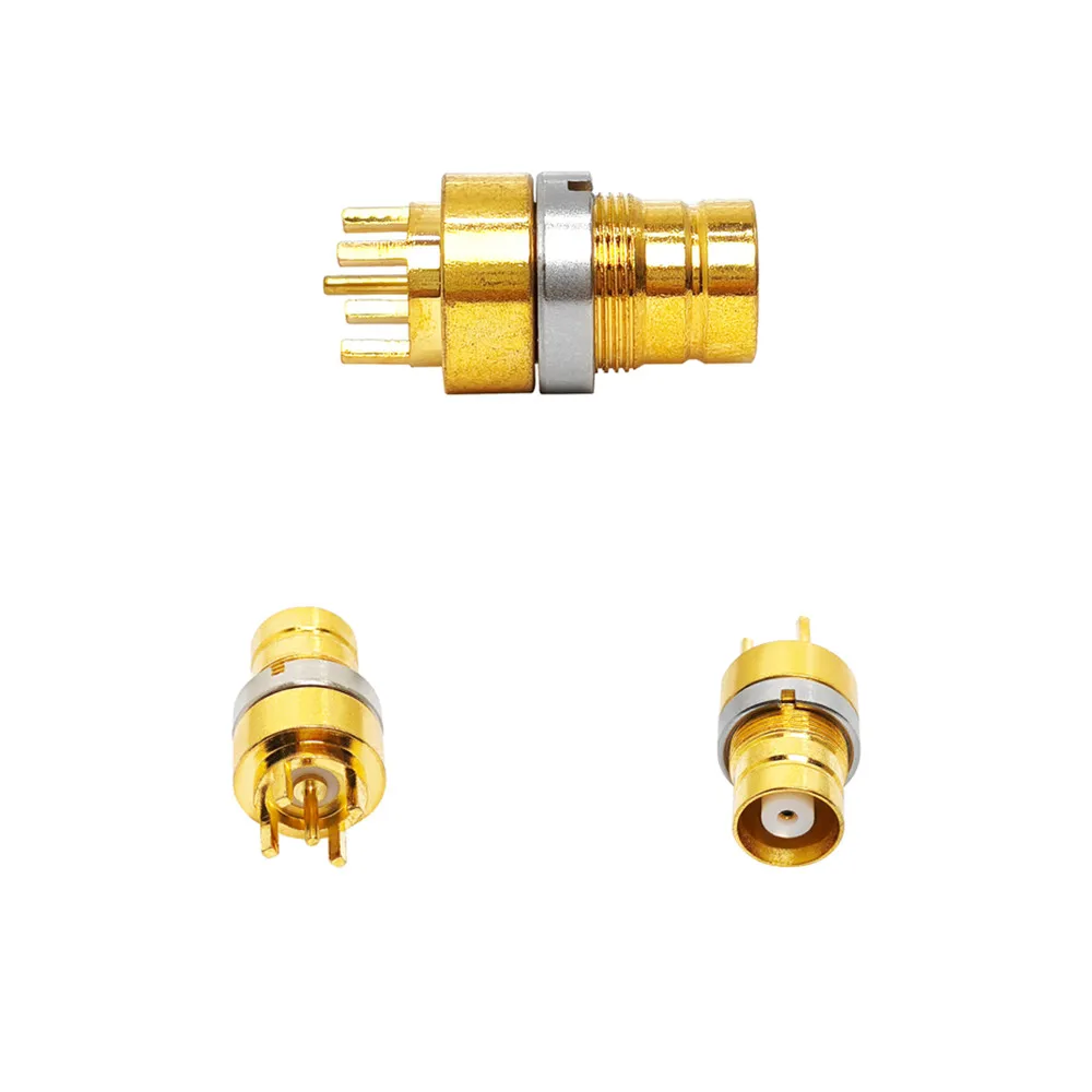 Manufacturer-supplied  Rf Coaxial Cable Connector 1.6/5.6 L9 Female Straight Bulkhead to  PCB (rf) in Stock RF Connectors
