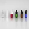 Transparent flat shoulder+white powder pump
