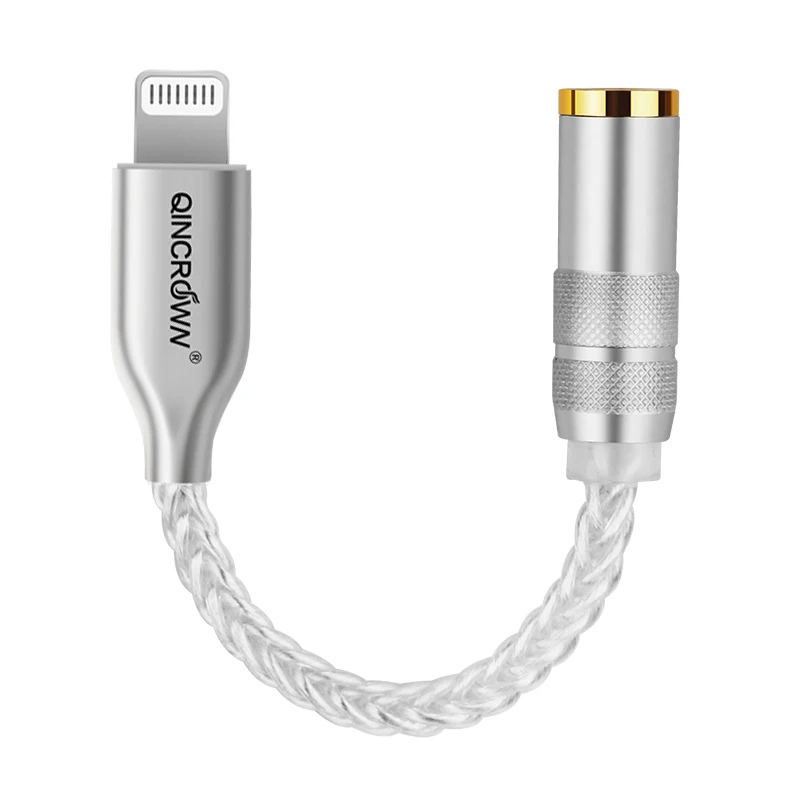 Professional PVC Coated 3.5 MM Female to Male Adapter for Apple Earphone Jack for Mobile Phone Tablet Car Headset with Aux Cable