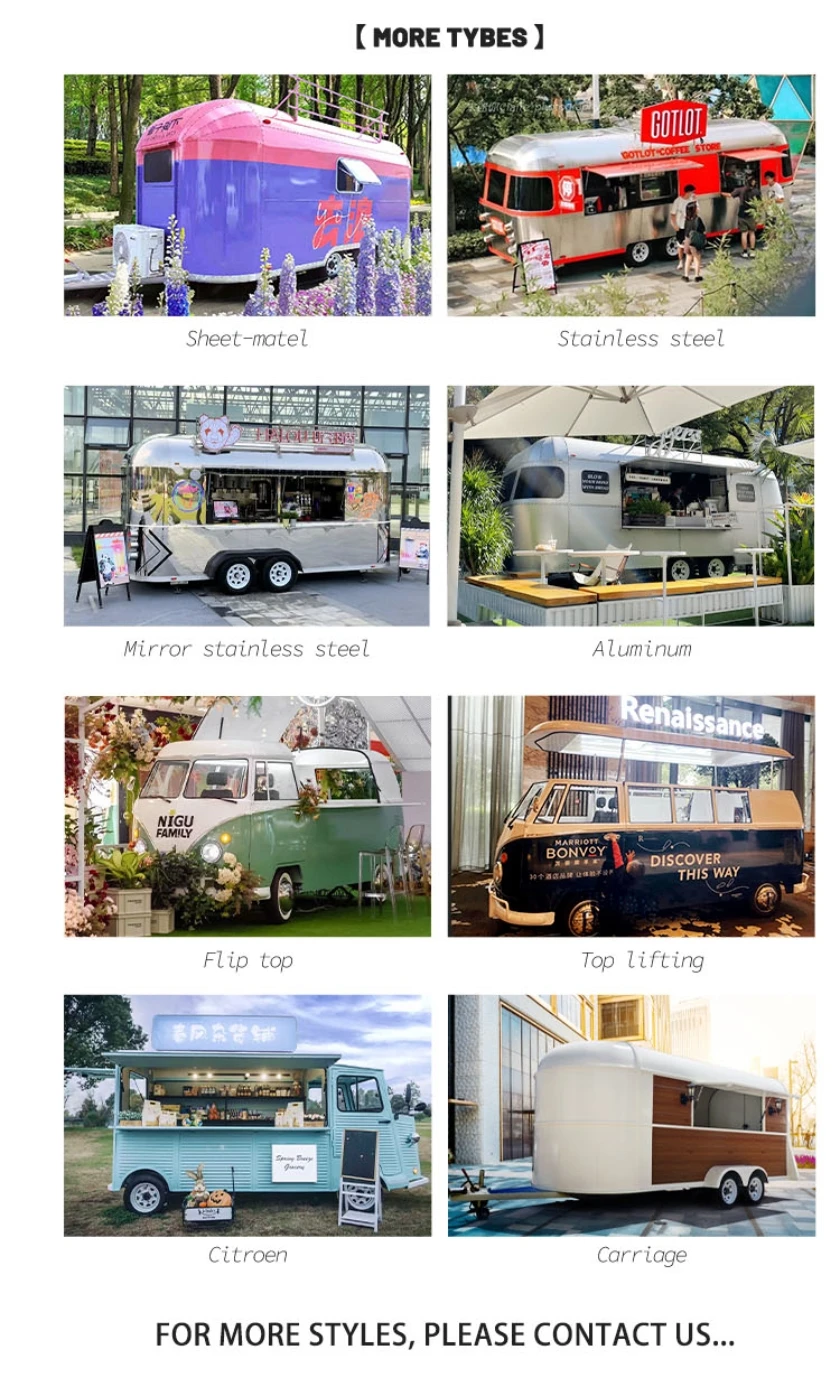 The Best Selling Customized Fast Food Truck Mobile Food Coffee Bbq