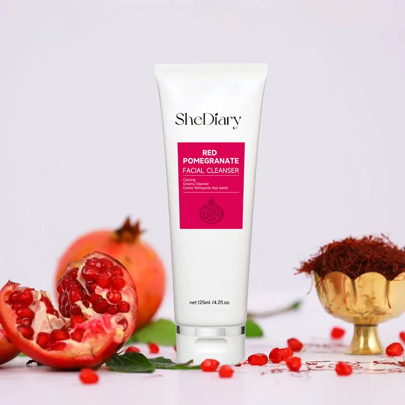 OEM Private brand Exfoliating Deep Cleansing whitening Skin Care Cleansing Exfoliating Pomegranate Peel Off Gel Mask