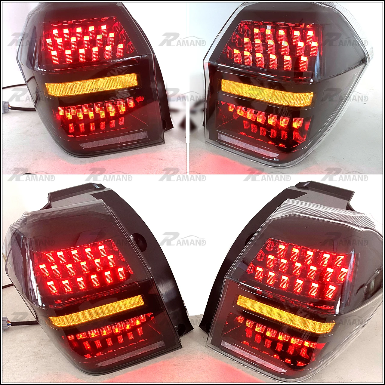 4WD Pickup Modified Tail Lamp for Axia 2023-2024 Taillights Assembly Smoke and Clear Tail Light for Axia 2023 Accessories