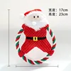 Santa Claus has a hula hoop