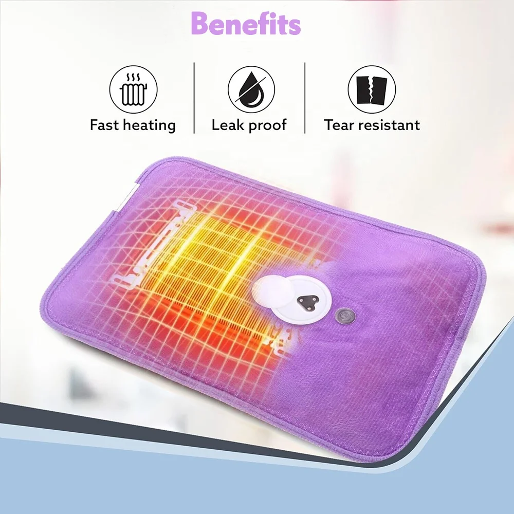 Rechargeable Hot Water Bottle Heating Bag Hot Compress Heat Pack Warm Electric Pvc Hot Water Bag Factory for Winter