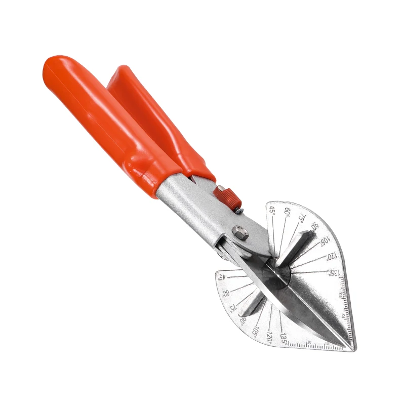 45-135 Degree Miter Shears Multifunctional Trunking Shears Adjustable Degree for Cutting Various Shape Miter Gasket Angle Shear