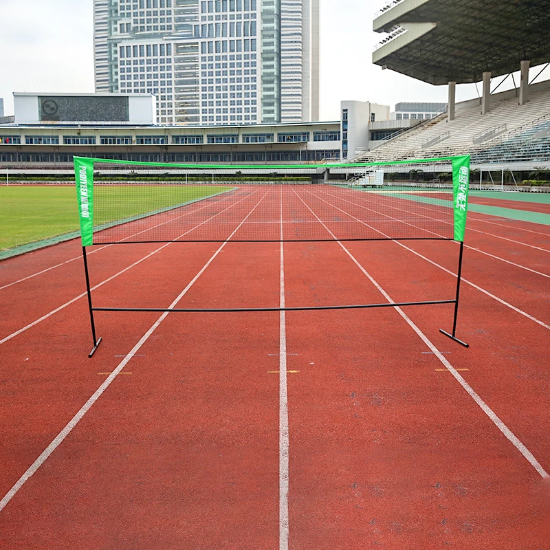 Горячая портативная теннисная сетка, настраиваемая по высоте сетка для игры в теннис и футбол на заднем дворе, прочная и простая настройка