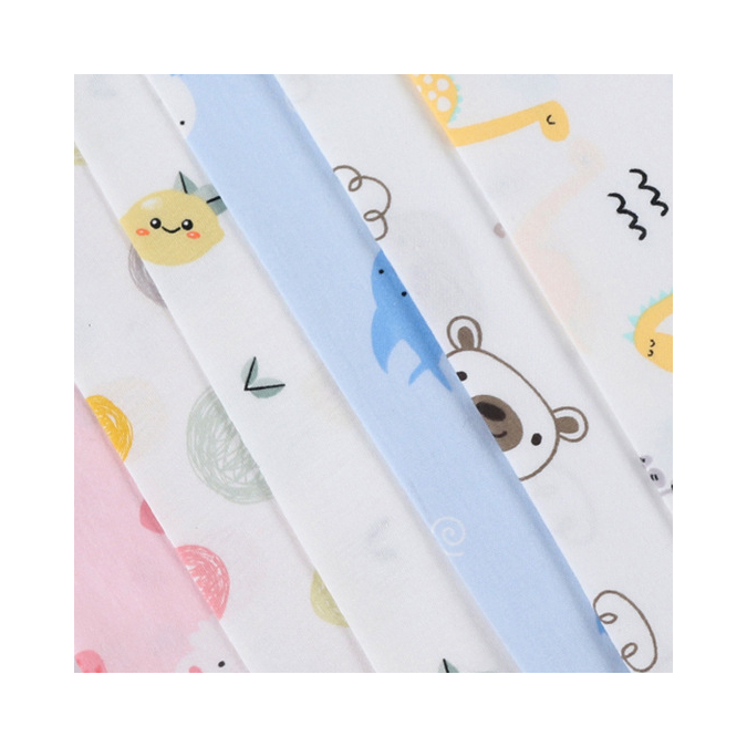 Оптовая продажа ткань, тянущаяся в 4 направлениях, однофонтурное трикотажное полотно с цветочным принтом трикотажная ткань из хлопкового материала на основе спандекса, выполнено в цветовой гамме ткани с высоким качеством цифрового печати telas для dre