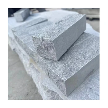 Stone manufacturer customized gray granite natural face wall decorative stone floor paving stone outdoor garden project