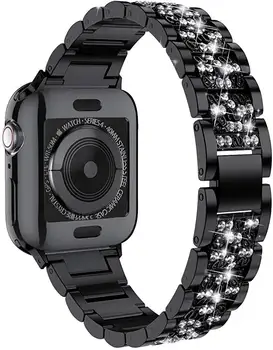 Custom size Diamond Stretch Expansion Stainless Steel Metal Elastic Horlogeband Watch Strap Band Wristband