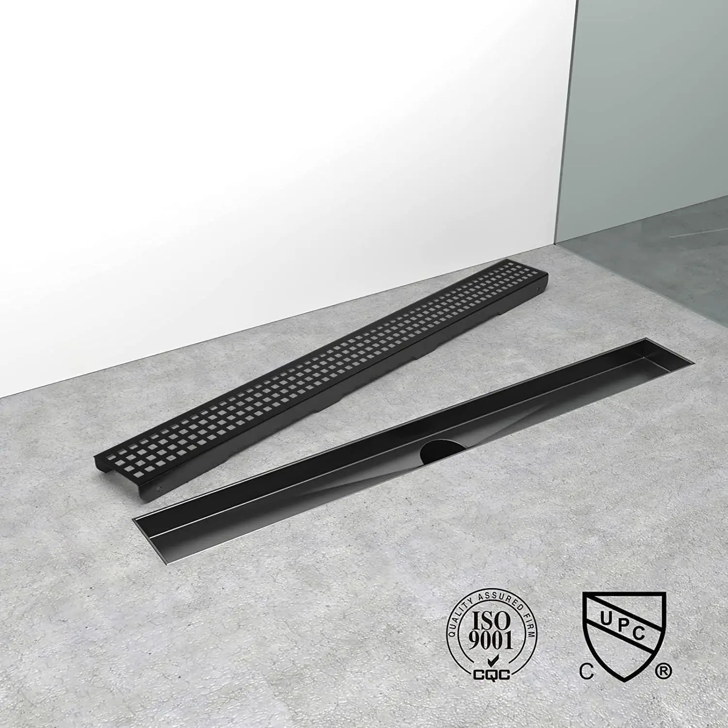 Linear Shower Drain With Removable Grate Cover Professional Sus 304