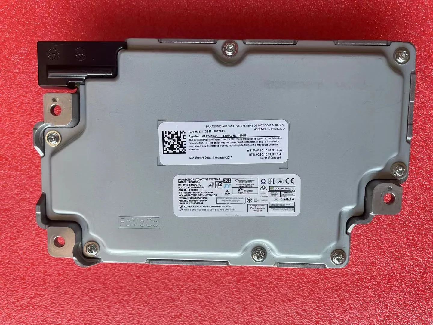 thumbnail image 2 of OEM SYNC 3 APIM Module With Navigation 3.4 – For Ford/Lincoln – VIN Programmed (8" Screen) 2 of 3
