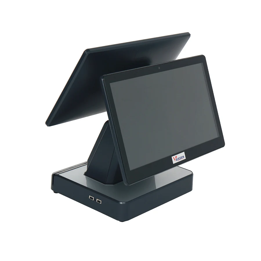 Electronic Pos Terminal Cash Drawer Register Black Cover with Brand New Parts Intel J1900 CPU