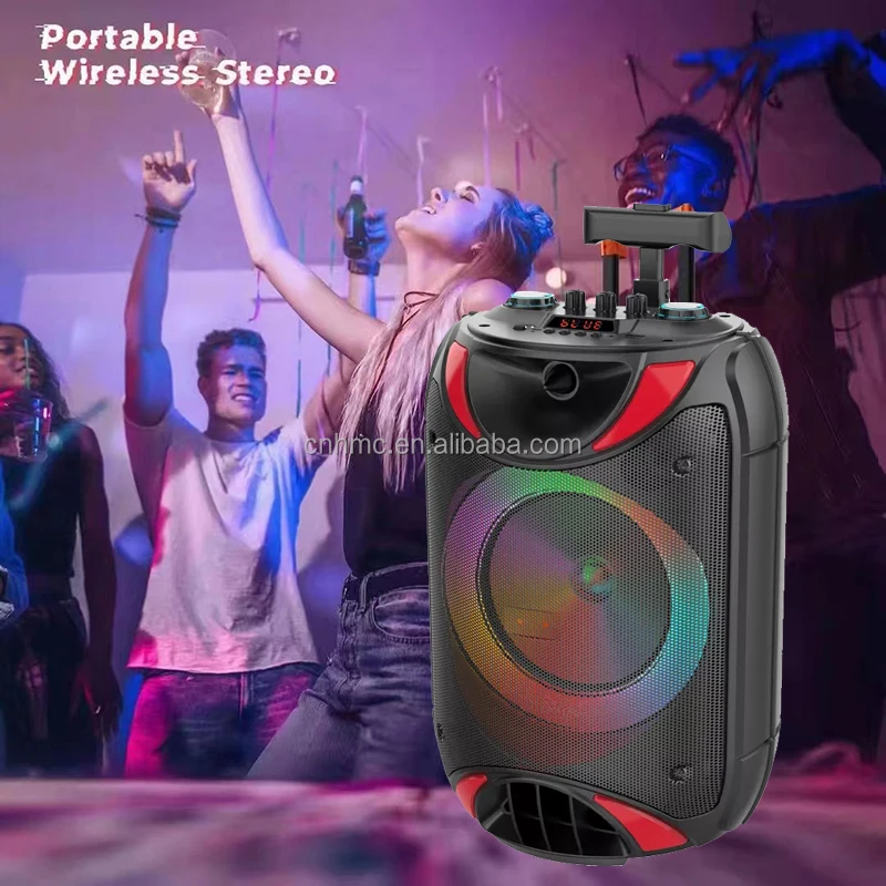 ZQS8118 Wireless 8 Inch Subwoofer - Perfect for Outdoor Parties