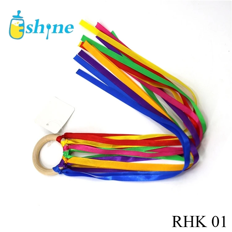 
Лидер продаж, новорожденные, вверх, Монтессори, стильная детская лента, кольцо, деревянная сенсорная игрушка 