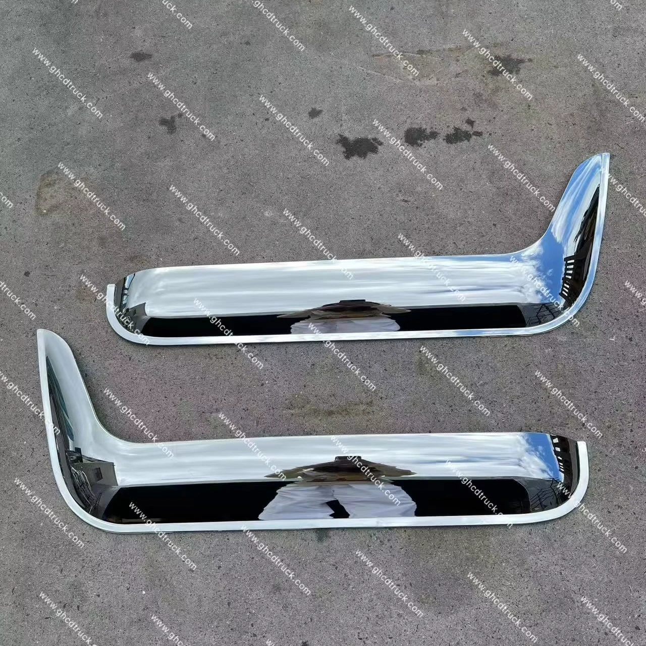 GHCD High Quality Chrome Sun Visor for Japanese Truck Hino Mega 500/Profa/Isuzu/Mitsubishi/Nissan Hot Product