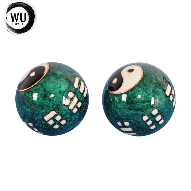 
Chime медитация здоровье yinyang китайская оптовая продажа Baoding традиционный фитнес ручной мяч Железный мяч 