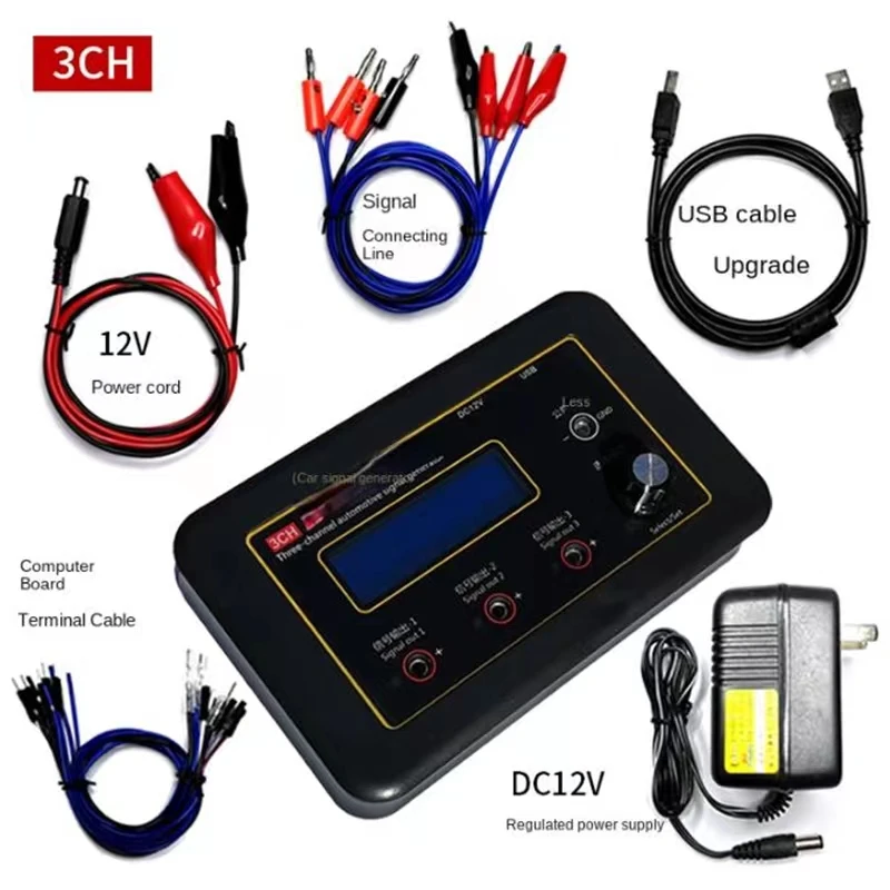 3ch Threechannel Automobile Signal Generator Ecu Computer Maintenance