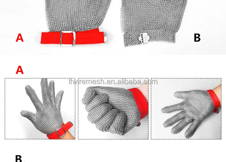 Cheap Price Anti Microbacterial Cut Resistant F Safety Stainless Steel