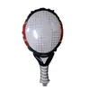 Raqueta de tenis roja 63x36cm