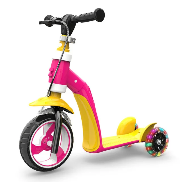 Factory Scooter Children Two-in-one Scooter 1-5 Years Old Baby Sit Toddler  Girl Glide Niuniu Car Walker Scooter for Kids