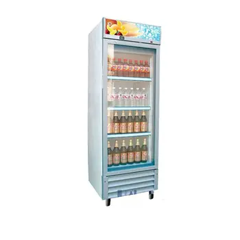 ホット販売単一のガラスドア冷蔵庫コーラ冷蔵庫ドリンク