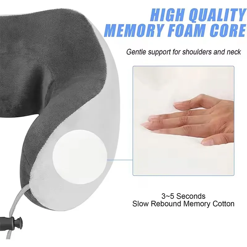 OEM de fábrica de productos de resolución de problemas de cuello de calor en forma de U cuello eléctrico almohadas Shiatsu infrarrojo almohada de masaje