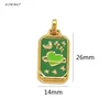 Amuleto Corazón Verde (Planeta Corazón) Oro