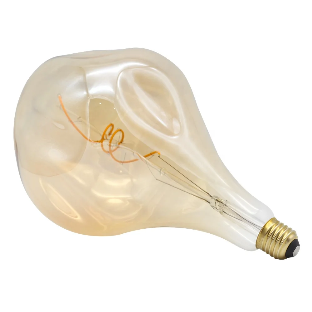 Alien Oversize Light Bulb PS52 A160 A165 Soft Flexible B22 Led Filament Bulb Vintage Edison Light