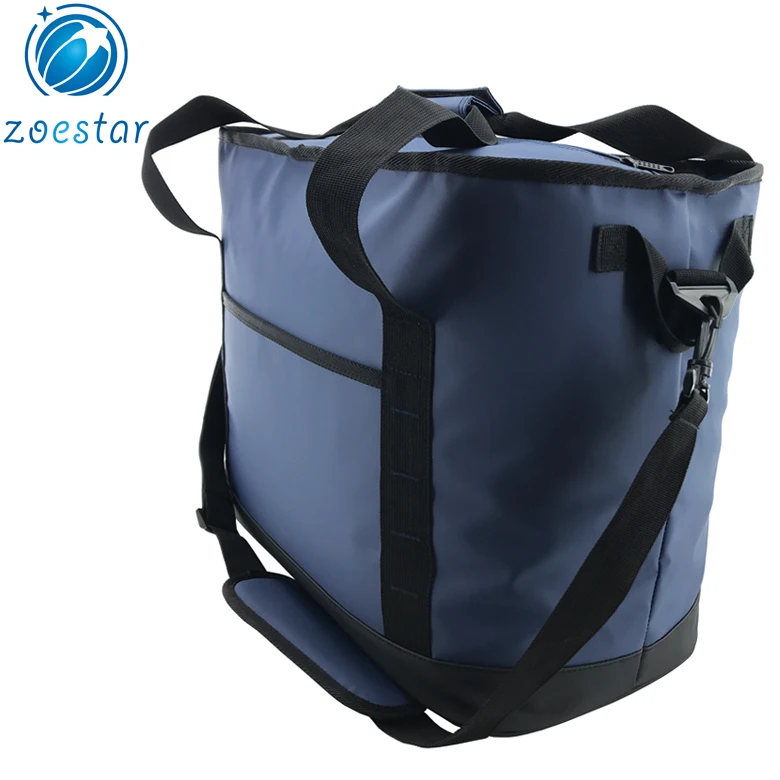 Waterproof Tarpaulin Cooler Tote Bag Large Capacity Food Drink Can Holder Carrier Insulated Bag manufacture